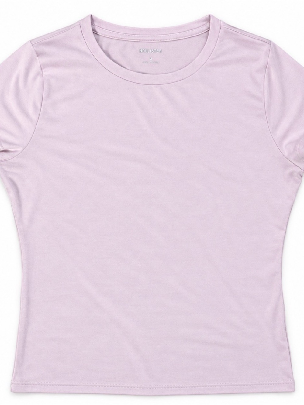 Hollister Women's light pink baby Tee